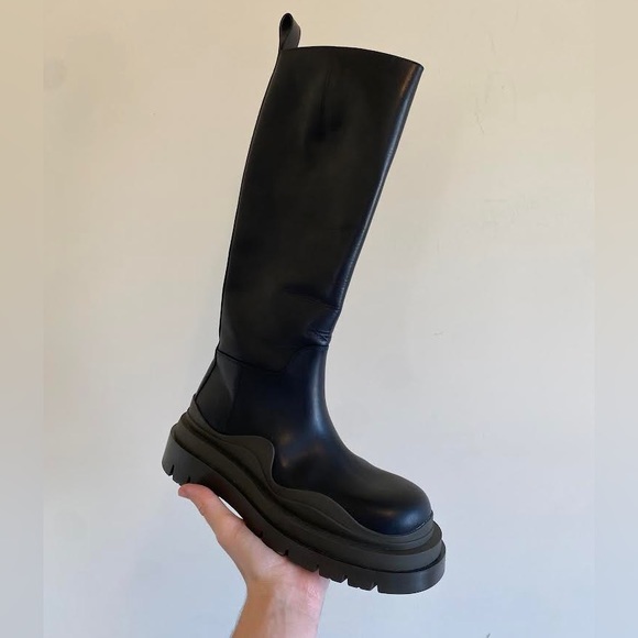 Bottega Veneta Tire Tall Boots - Picture 2 of 10